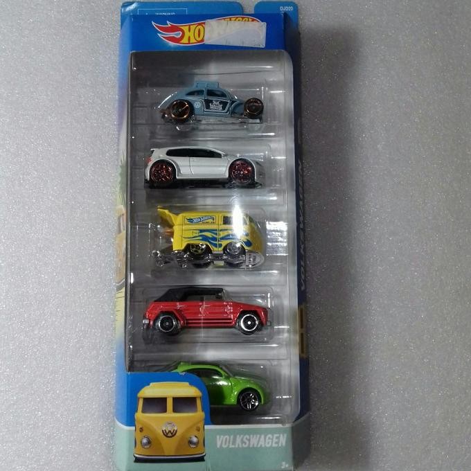 Hot Wheels Volkswagen Series 5 Pack. VW Type 181. Golf GTI. Kool Kombi. Dus Masih Belum Dibuka.