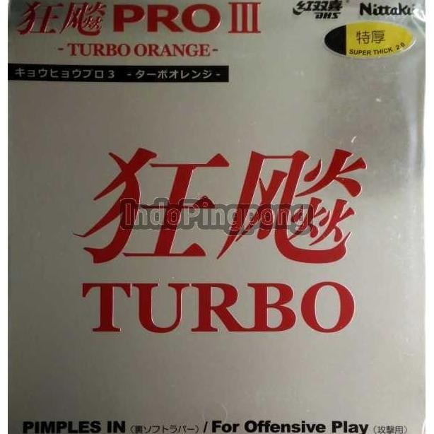 TERBARU - Nittaku Hurricane Pro III Turbo Orange - 3