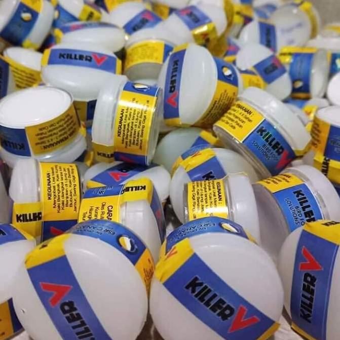 Special Promo Killer V Kiler V Dan Amectin Salf Salep Obat Oles Kaki Burung Kenari Pleci Murai Kacer