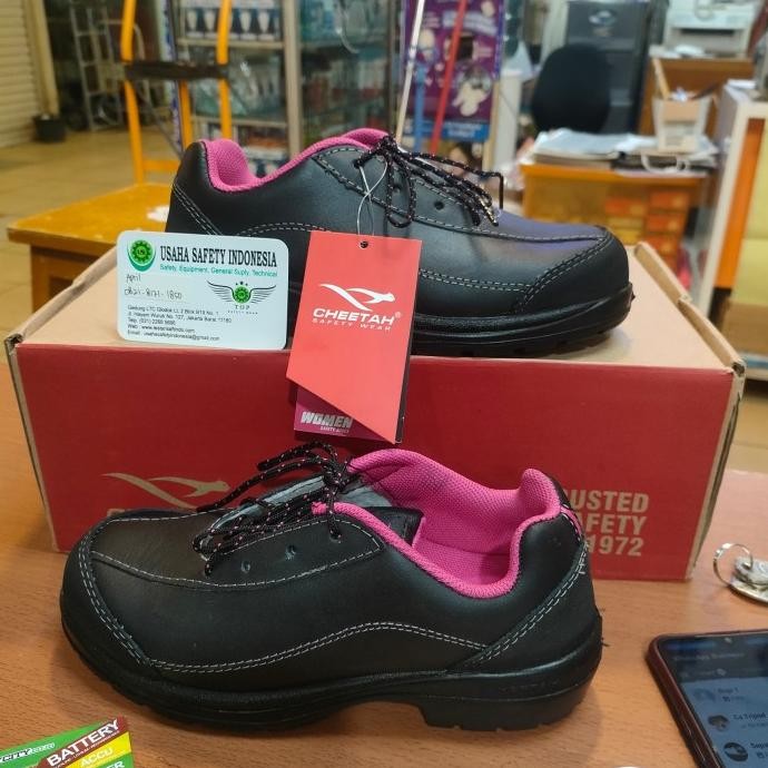 Sepatu Safety Shoes Cheetah 4007 H Sepatu Cewek New Stok