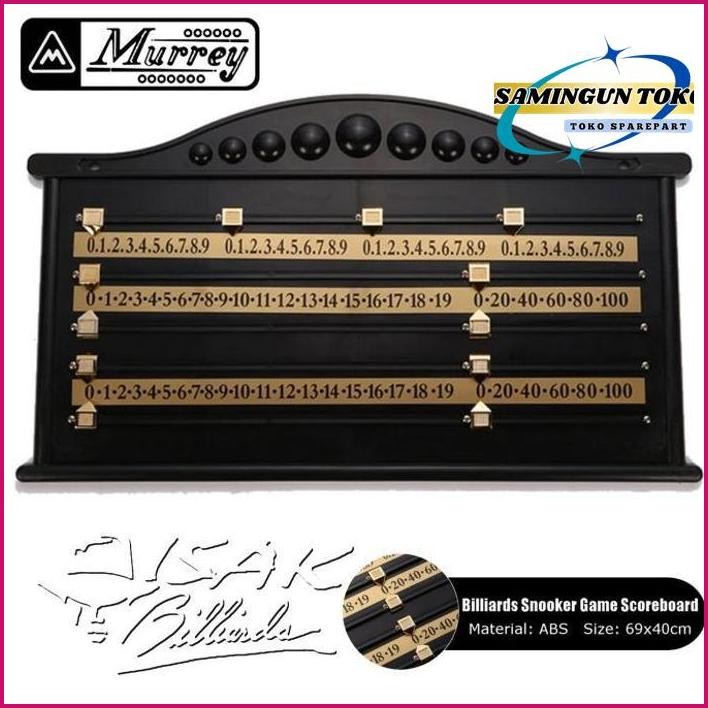 Baru.. Snooker Scoreboard Billiard -  Papan Skor Meja Billiard Snooker
