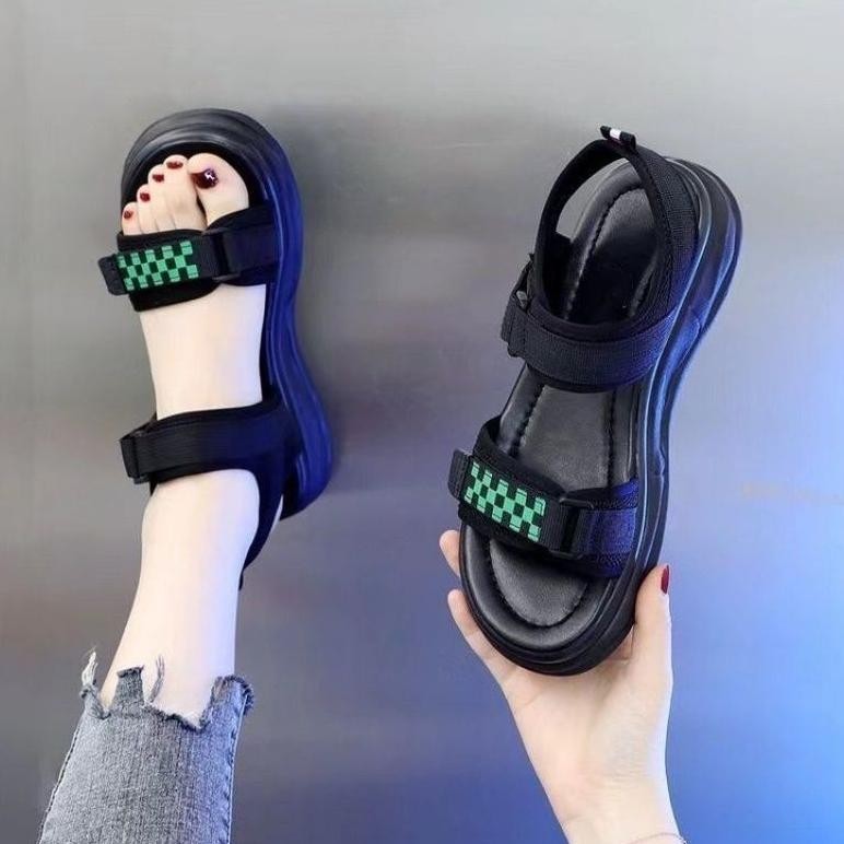 Nl1027 - Sandal Tali Anti Slip Fashion Wanita Import