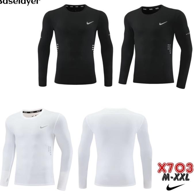 BASELAYER MANSET BAJU OLAHRAGA PRIA LENGAN PANJANG BAJU KETAT IMPORT H56