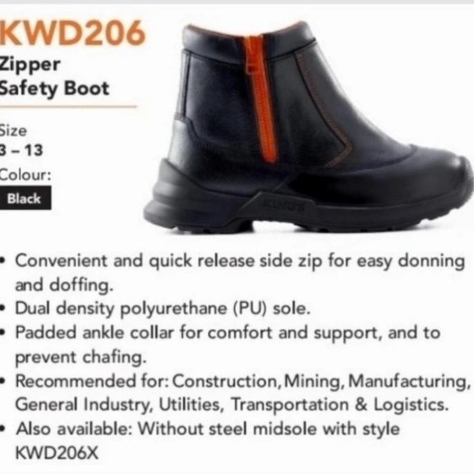 Sepatu Safety King' S Kwd 206 X By Honeywell Original New Stok