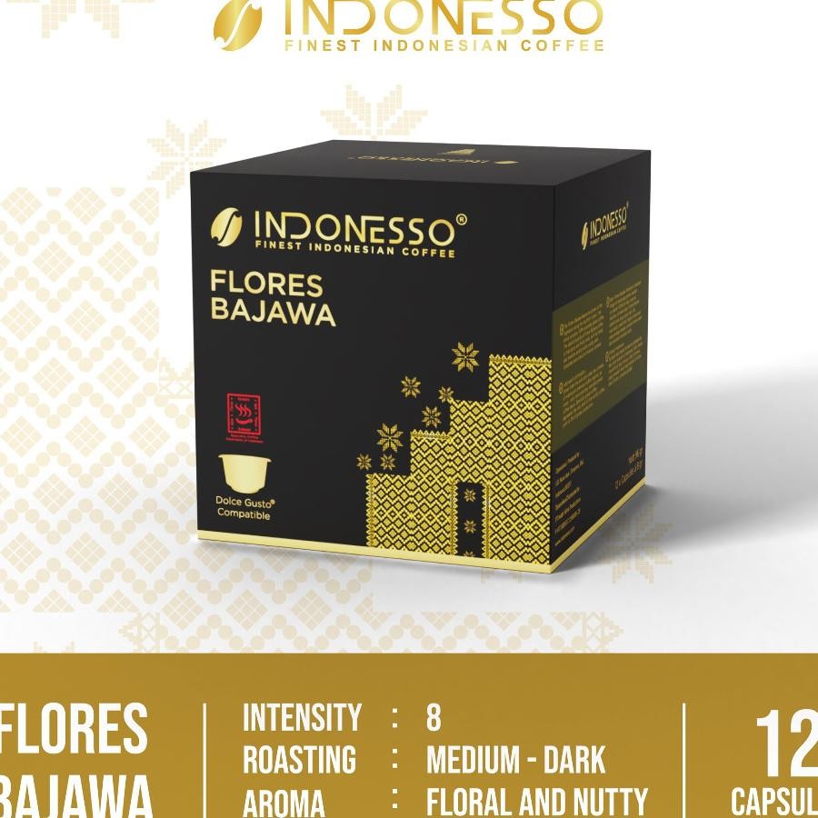 

Indoneo Flore Bajawa Coffee Capule Compatible With Necaf Dolce Guto Machine Opi Apul