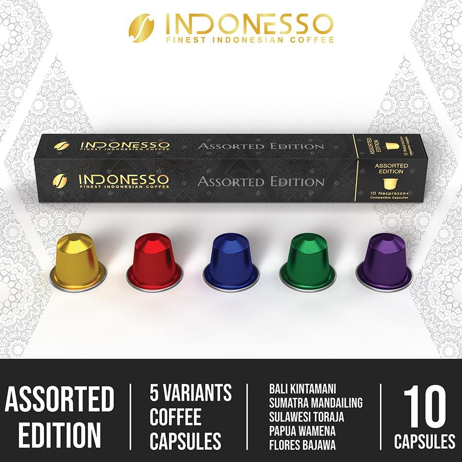 

Indoneo Aorted Edition Coffee Capule Compatible With Nepreo Machine Apul Opi 5 Tyle