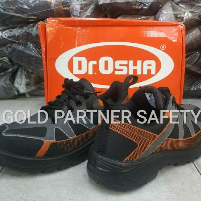 Sepatu Safety Shoes Dr Osha 3107 Wolfar Lace Up S1 (New) Original New Stok