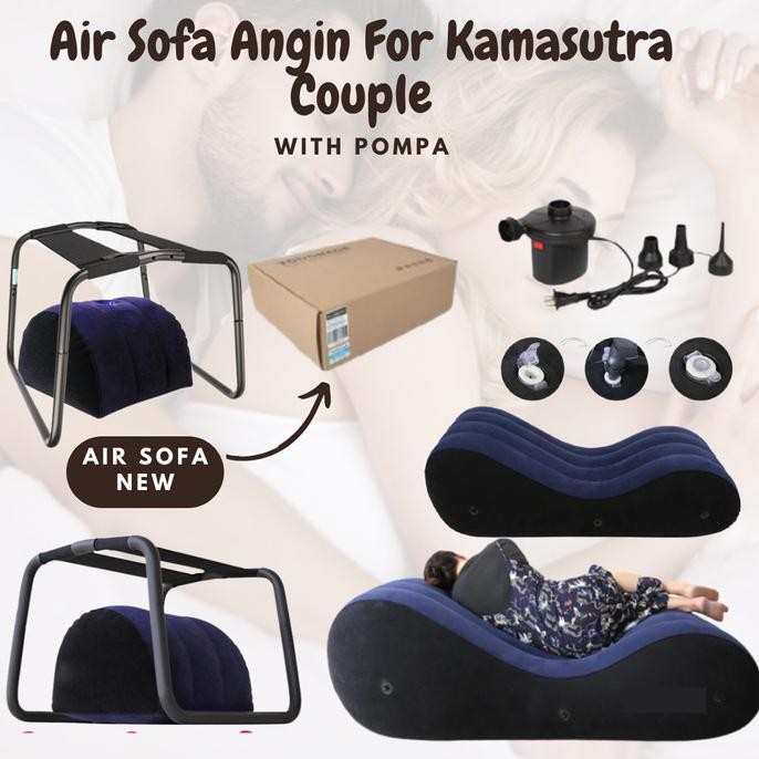 Portable Inflatable Sex Sofa Air Sofa Angin Dengan Pompa For Kamasutra