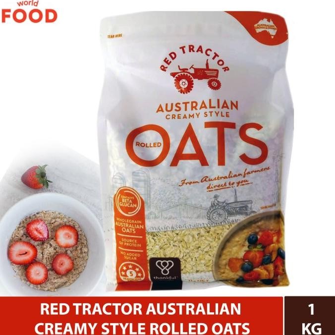 

RED TRACTOR AUSTRALIAN ROLLED OATS 1KG