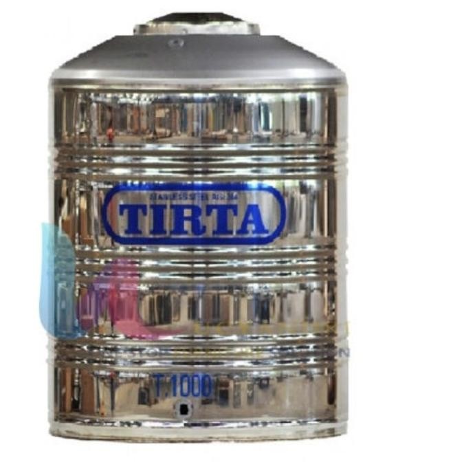 Terjangkau Water Torn Toren Tangki Penampung Air Stainless Tirta 1000L Tanpa Kaki