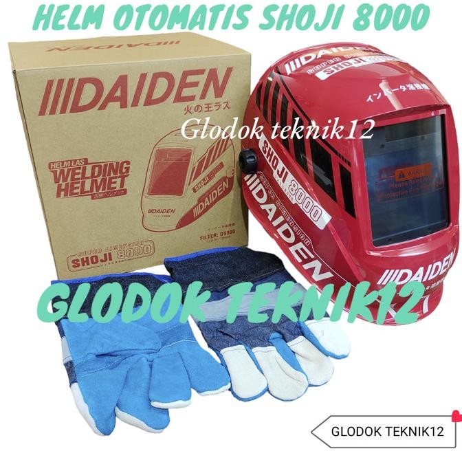 Helm Las Daiden Shoji 8000 / Topeng Las / Auto Dark Daiden Shoji 8000 New Stok