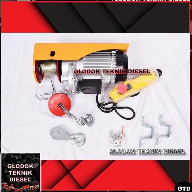 MINI ELECTRIC HOIST 600 KG TAKEL LISTRIK PA 600 A ROPE HOIST PA600