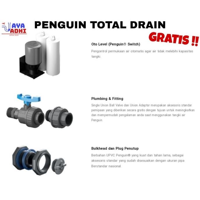 Terjangkau Tandon Total Drain Penguin Td - 110