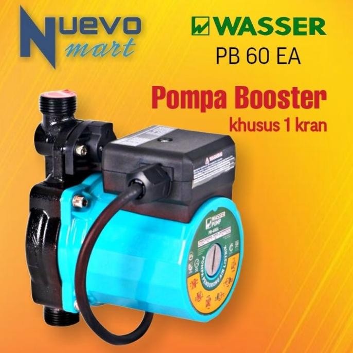 NEW Pompa Dorong WASSER PB 60 EA Pompa Booster WASSER Pompa Air Otomatis