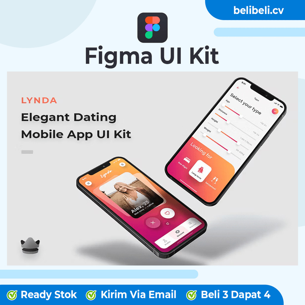 Elegant Dating Mobile App - Premium Figma UI Kit