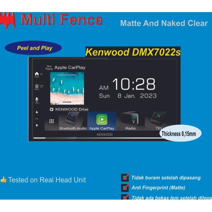 Promo Screen Guard Head Unit Kenwood DMX 7022s COD