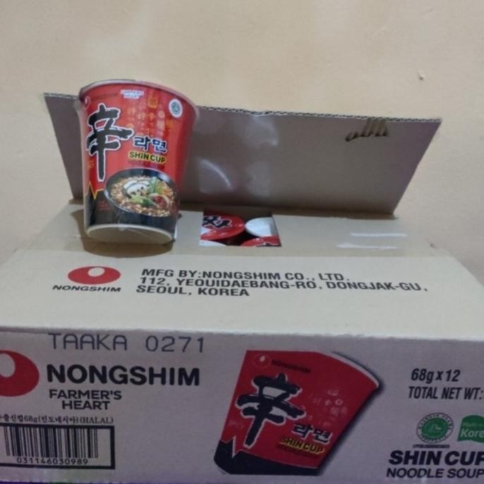 

Terlaris! Nongshim Shin Ramyn Cup 68X12.816Gr Halal