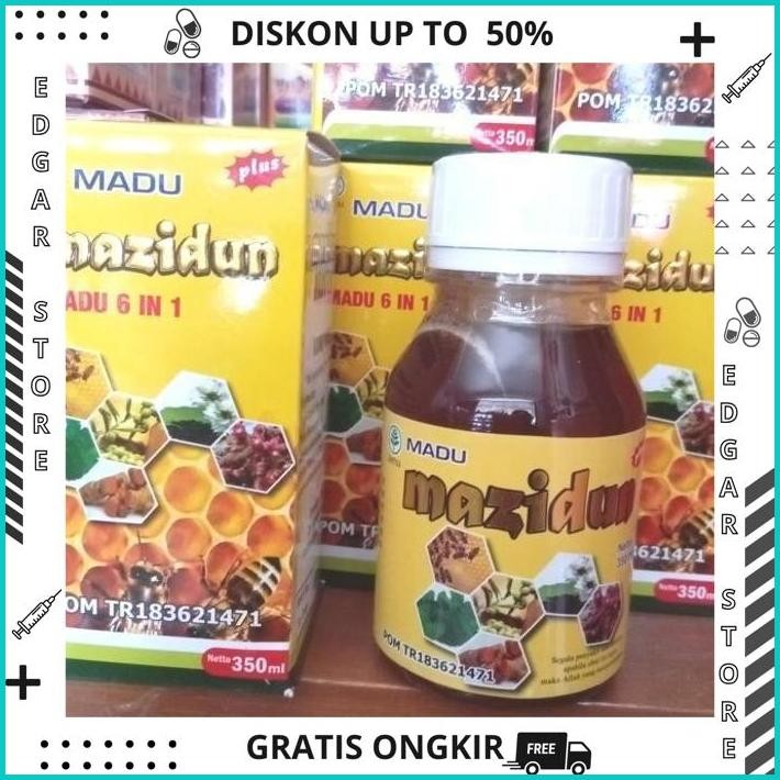 

MADU MAZIDUN 6 IN 1 PLUS ORIGINAL 350GRAM GRATIS ONGKIR