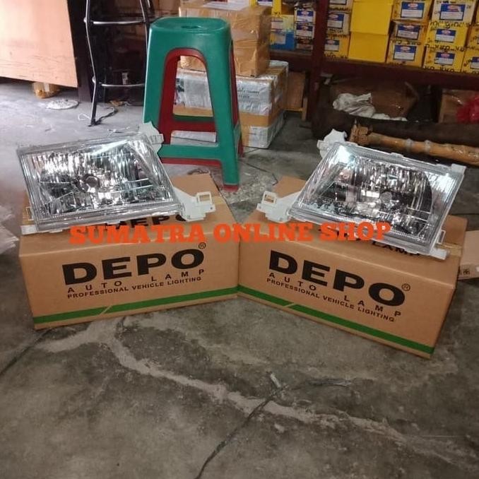 Lampu besar/lampu depan kijang kapsul 2000-2002 kanan+kiri (depo asli)