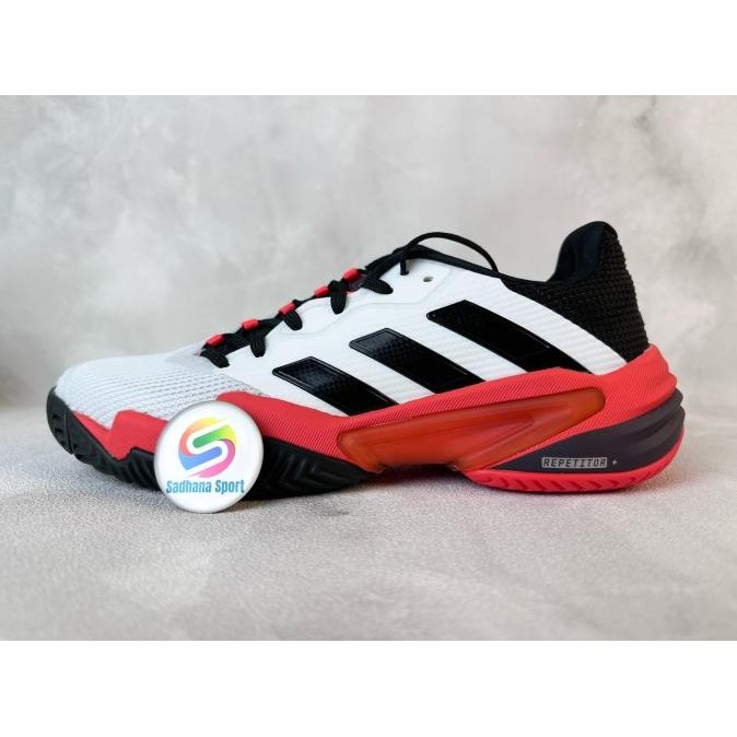 Sepatu Tenis Adidas Barricade 13 Putih Merah [IH2558]