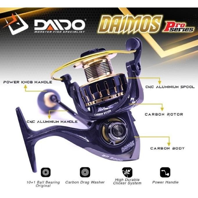 NEW Reel Daido Daimos Pro series Silver and Gold
