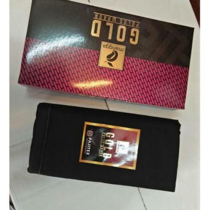 Murah Sarung Mangga Gold Polos Hitam/Putih;Tanpa Tumpal/Tumpal Dewasa Lembut Hitam Motif Muslim