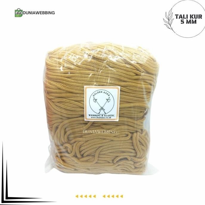 

Tali Kur 5 mm Kualitas Super Hitam dan Warna Per Pack isi 900 gram murah