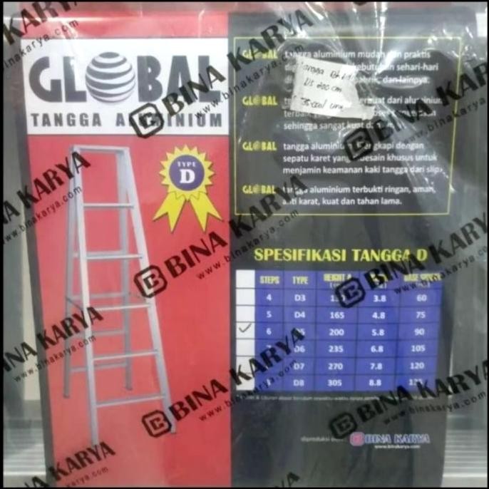 Tangga Alumunium Global Bina Karya New Stok