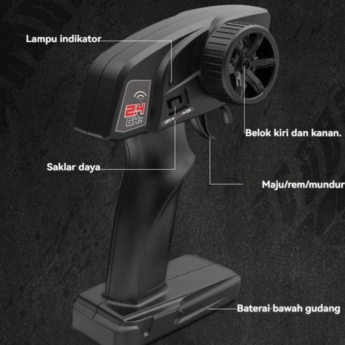 fenoioshop Mobil RC Drift 4WD PROPO Mobil Remote Control Racing Skala murah