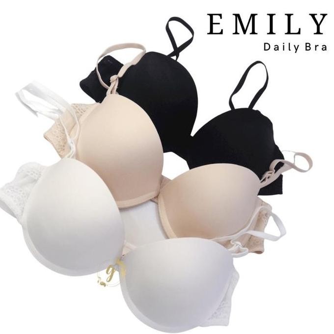 Best Seller, Emily Daily Push Up Bra || Bra Seamless Kawat || Bra Seamless Dan Push Up || T-Shirt Br