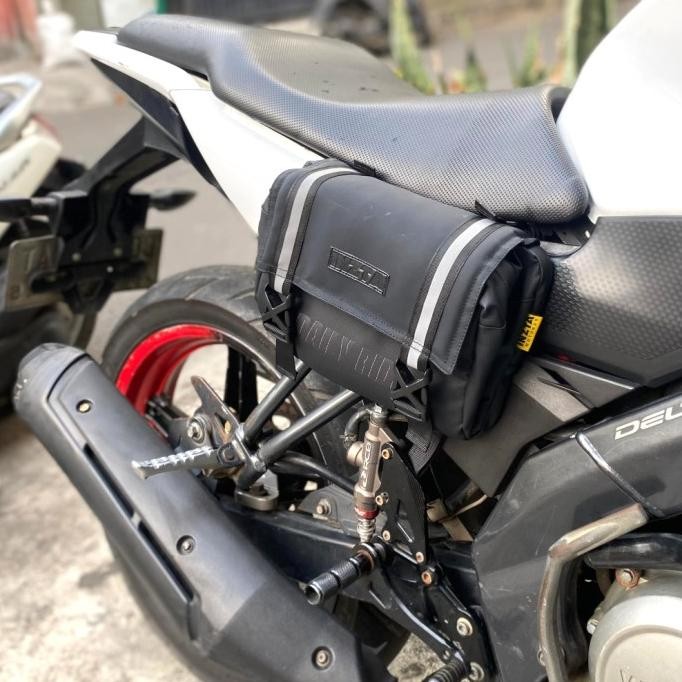 Murah Tas Motor Vixion, Tas Samping Vixion Kiri Kanan, Tas Jas Hujan Vixion