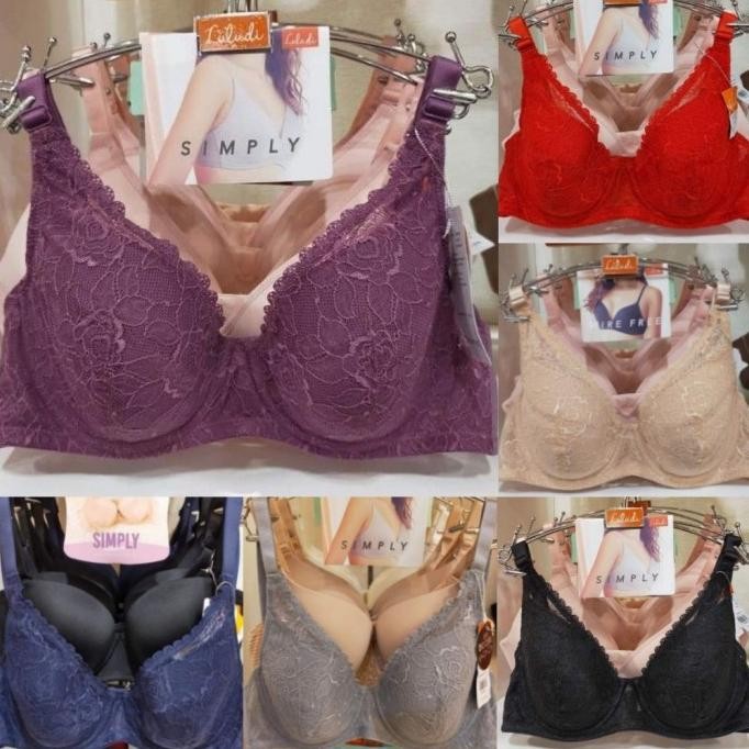 Parling Laris! Sale  Original Luludi By Wacoal Lace Bra Kawat Renda Full Cup