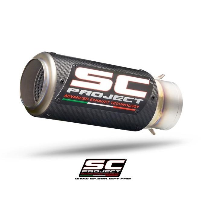 SC Project CR-T Muffler Carbon Fiber Silencer Only Original - 60 MM