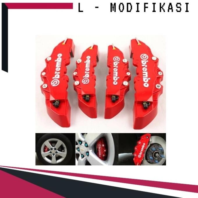 * Cover Disk Brake Mobil Universal - Cover Rem Brembo Size M - S *
