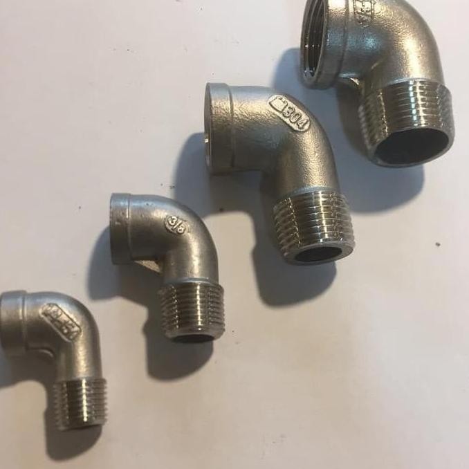 Street Elbow Stainless 2" Inch Asli