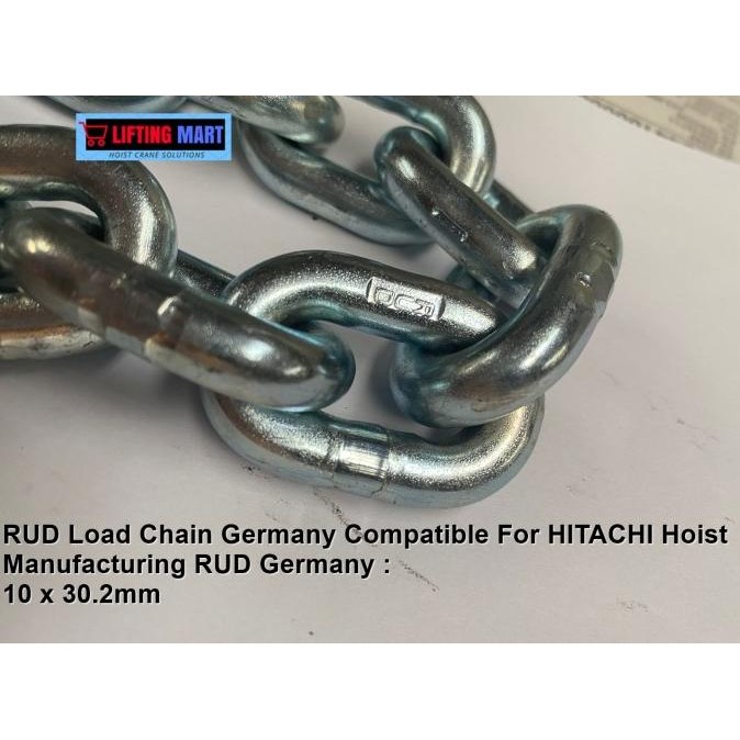 Load Chain Rantai Baja Hoist Hitachi Produksi Germany Original New Stok