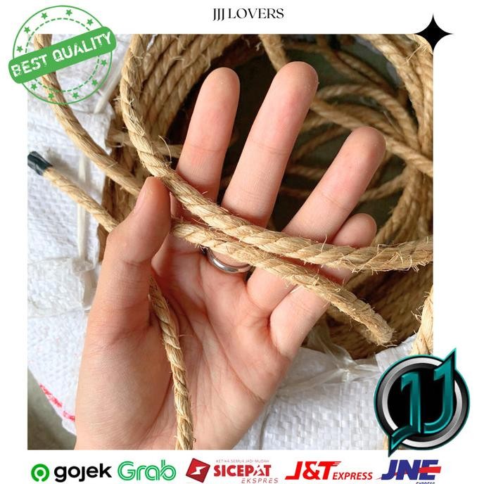 

Tali Tambang Kecil Tambang Goni Manila 5Mm Panjang 100 Meter New Stok