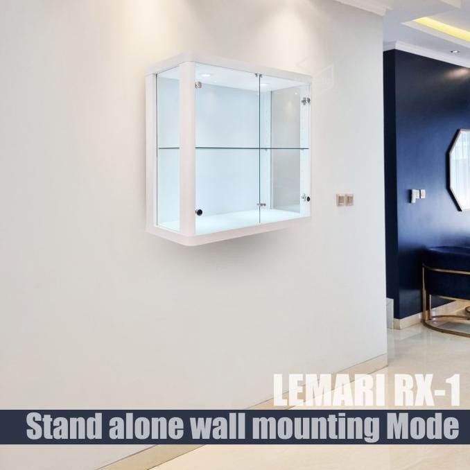 Display Cabinet Lemari pajangan Etalase Rak Kaca Pajang Koleksi Hias Statue Action FIgure Inart JND 