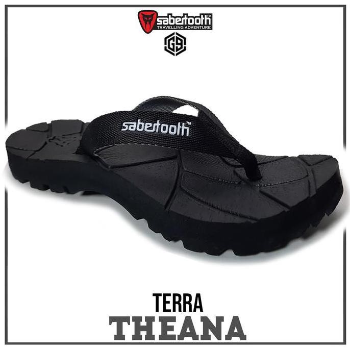 SABERTOOTH Sendal Gunung Pria Wanita Traventure Terra Theana Sandal Jepit Kasual