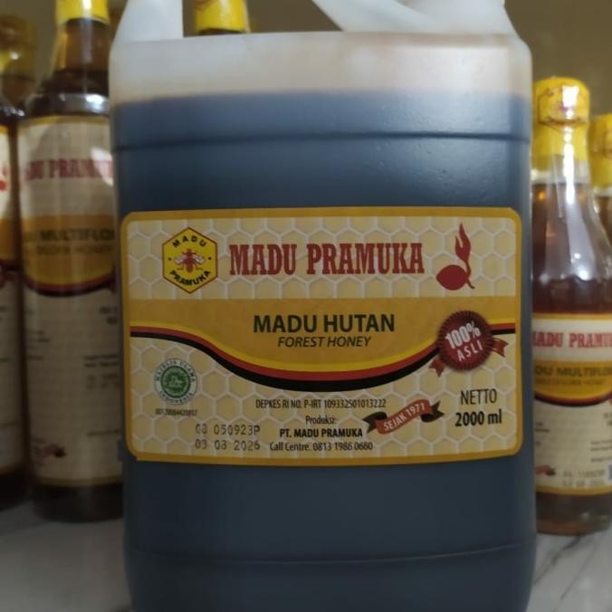 

Madu Pramuka Hutan 2Liter (2000ml) /Madu Hutan 2000ml PRAM