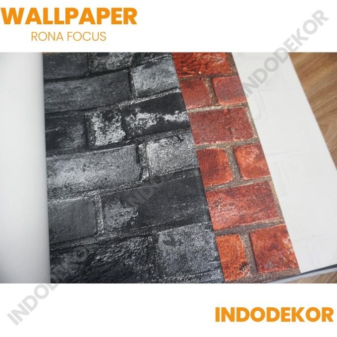 Terjangkau Wallpaper Dinding Vinyl / Wallpaper Kamar / Wallpaper Motif Bata