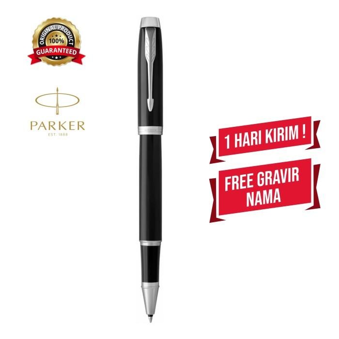 

Parker New Im Black Chrome Trim Rollerball Premium Original Original Dan Terpercaya