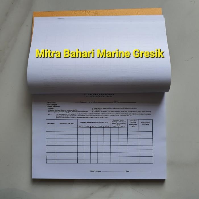 

Buku Catatan Sampah / Garbage Record Book Original Dan Terpercaya