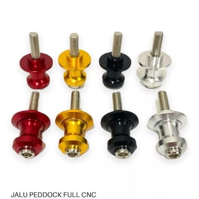 Promo Jalu Pedok Peddock Full Cnc Accesoris Motor Jalu Paddock Baut 10 12 14 Universal Motor Ninja 1