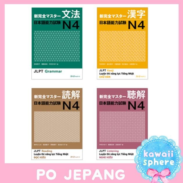 Shin Kanzen Master JLPT N4 | Buku Impor Jepang