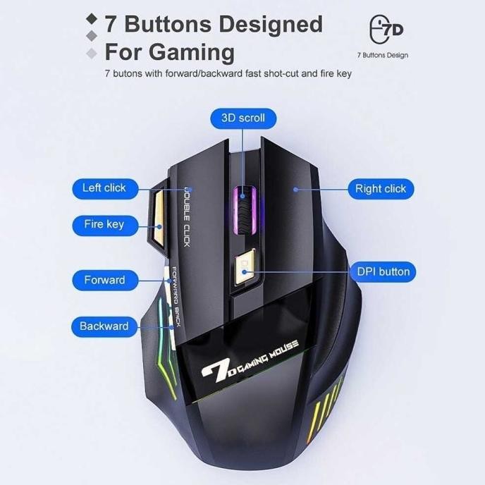 Mouse Gaming X7 K-One | Gaming Mouse K-One X7 Co
