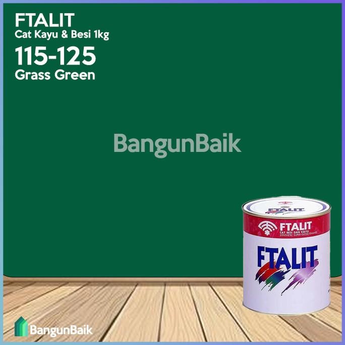 Spesial Kansai Ftalit 125 Grass Green 1Kg / Cat Kayu Dan Besi Ftalit 115-125