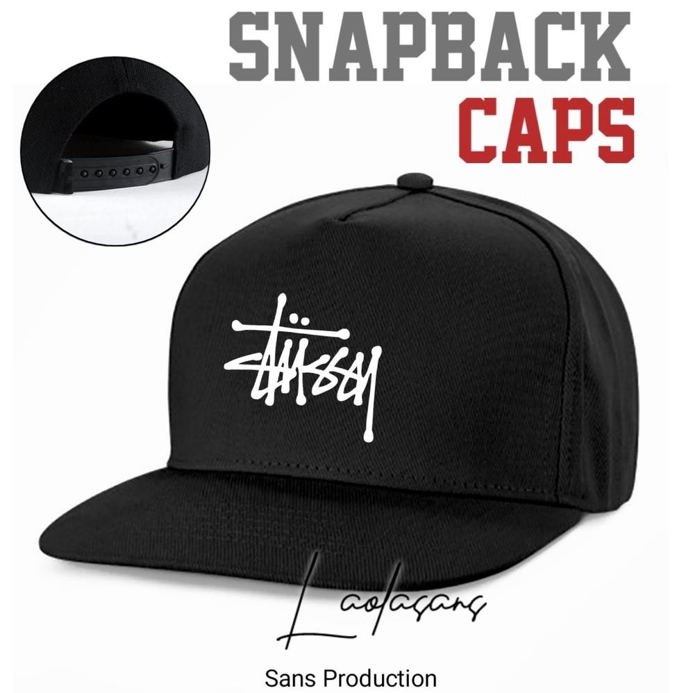 fx-2 Topi Snapback Hat Logo Stussy Premium - Topi Original Flexfit Yupoong Hip Hop Classic Snapback 