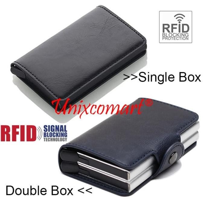 

Dompet Mini Tempat Kartu ATM Smart Slim Wallet Credit Card Holder RFID
