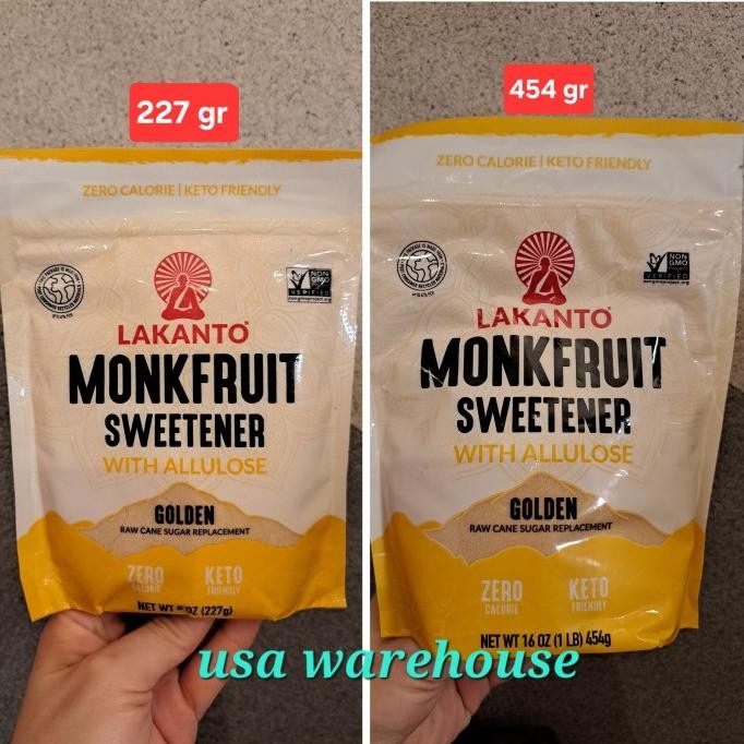 

Lakanto Monkfruit sweetener with Allulose GOLDEN 227 gr / 454 gr murah